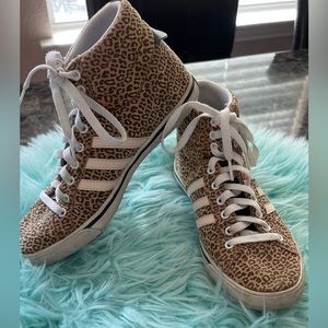 ADIDAS LEOPARD PRINT SNEAKERS